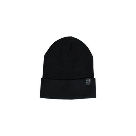 Armani Exchange Black Polyester Caps Baseball Hat