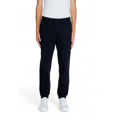 Armani Exchange Black Cotton Joggers (Workout Pants)