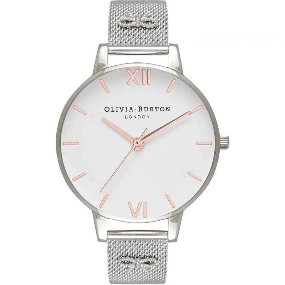 Olivia Burton Silver Stainless Steel Dress Watch by Olivia Burton