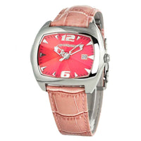 Chronotech Multicolor Leather Dress Watch