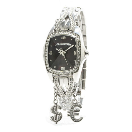 Chronotech Silver Stainless Steel Watch
