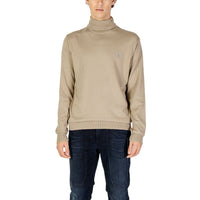 U.S. POLO ASSN. Beige Cotton Turtleneck