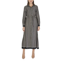 Only Black Recycled Polyester Long
