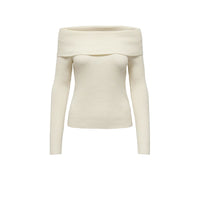 Only Cream Viscose Sweater