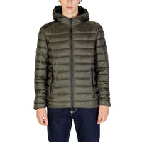 Gianni Lupo Green Polyamide Jackets & Coat