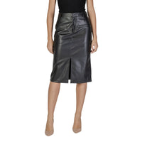 Vila Clothes Black Polyester Long