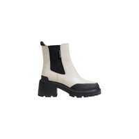 Tommy Hilfiger Jeans Beige Leather Ankle