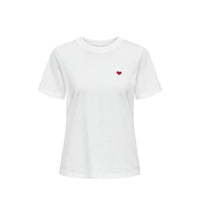 Jacqueline De Yong White Cotton T-Shirt