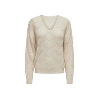 Jacqueline De Yong Cream Marabou Sweater