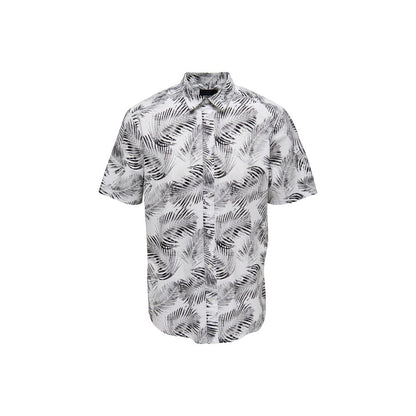 Only & Sons White Cotton Shortsleeve