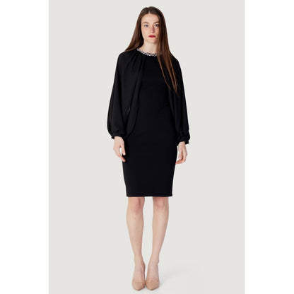 Rinascimento Black Polyester Long