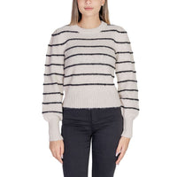 Jacqueline De Yong Gray Polyester Sweatshirt