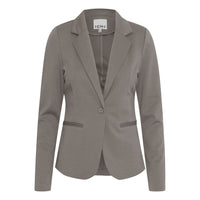ICHI Gray Polyester Blazer