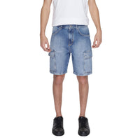 Antony Morato Blue Cotton Bermuda