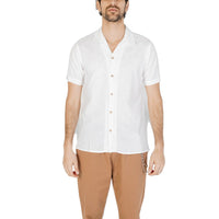 Hamaki-Ho White Linen Shortsleeve