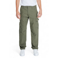 Jack Jones Green Cotton Cargo Pants