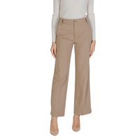 Street One Beige Viscose Casual Pants