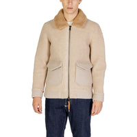 Hydra Clothing Beige Polyester Jackets & Coat