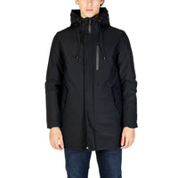 Hydra Clothing Black Nylon Jackets & Coat
