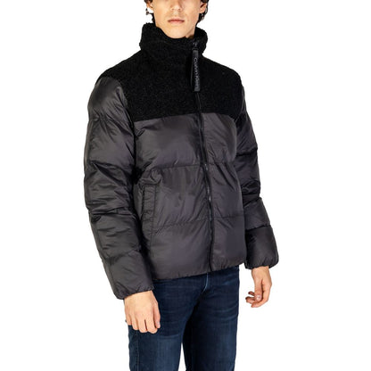 Calvin Klein Jeans Black Recycled Polyester Jackets & Coat