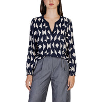 Street One Blue Viscose Blouse