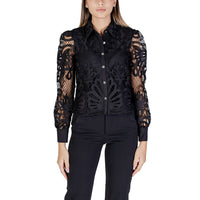 Morgan De Toi Black Polyester Shirt
