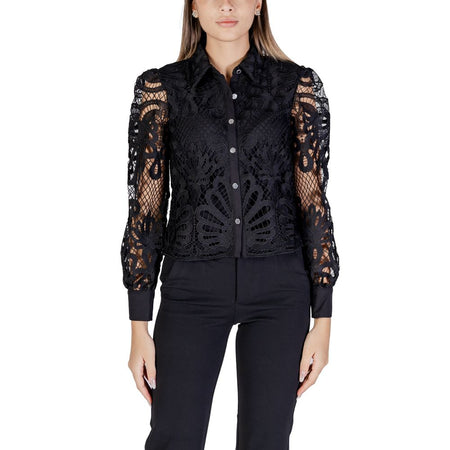 Morgan De Toi Black Polyester Shirt