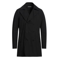 People Of Shibuya Black Recycled Polyester Men Trench
