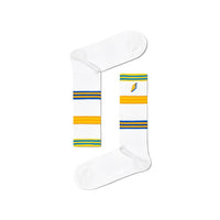 Happy Socks White Cotton Sock