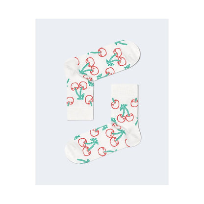 Happy Socks White Cotton Sock
