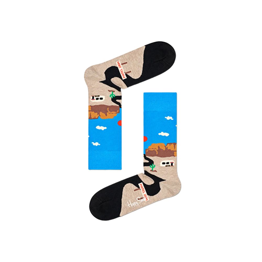 Happy Socks Blue Cotton Sock
