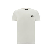 Dolce & Gabbana White Cotton T-Shirt