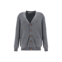 Golden Goose Gray Cotton Cardigan