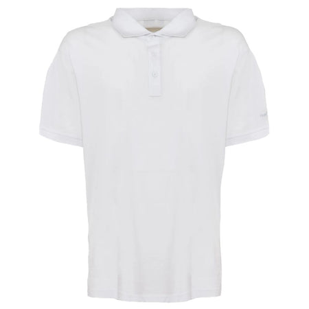 People Of Shibuya White Cotton Polo Shirt