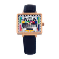 Bobroff Black Leather Watch