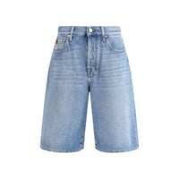 Jacob Cohen Blue Cotton Bermuda Shorts