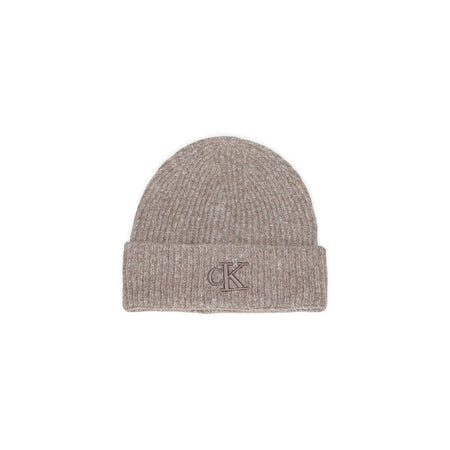 Calvin Klein Gray Marabou Caps Baseball Hat