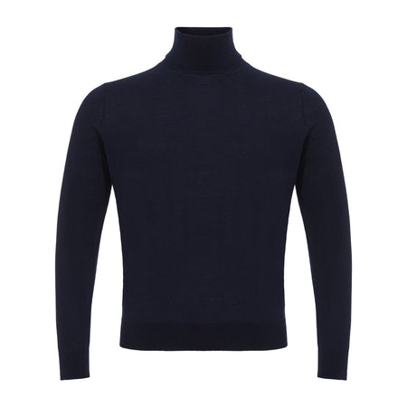 Colombo Blue Cashmere Turtleneck