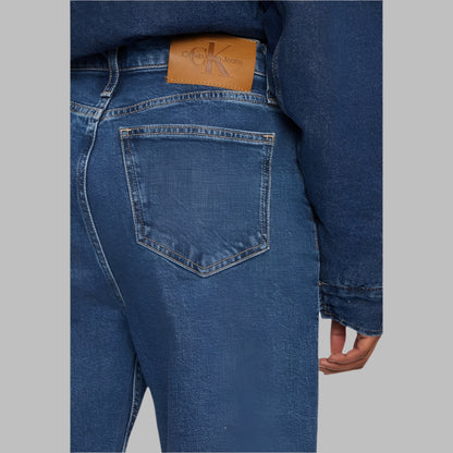 Calvin Klein Jeans Blue Cotton Mom Jean