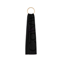 Calvin Klein Black Marabou Scarf