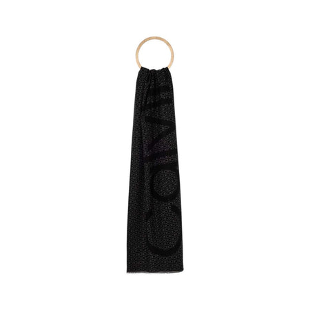 Calvin Klein Black Marabou Scarf