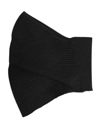 Dolce & Gabbana Black Nylon Knitted Ski Mask Balaclava