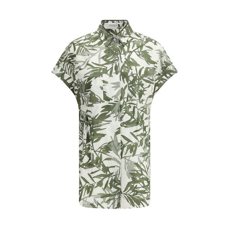 Brunello Cucinelli Leaf print Long Shirt