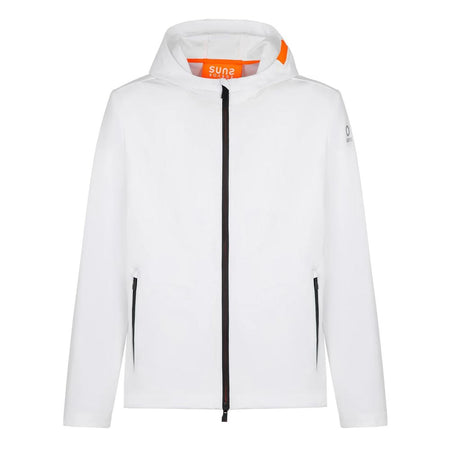 Suns White Polyester Jacket