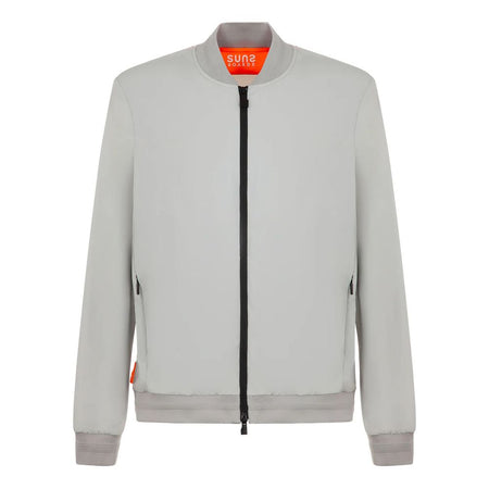 Suns Brown Nylon Men's Stretch Jacket