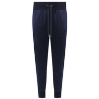 Dolce & Gabbana Blue Silk Pant