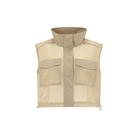 PINKO Cropped Gilet Jacket