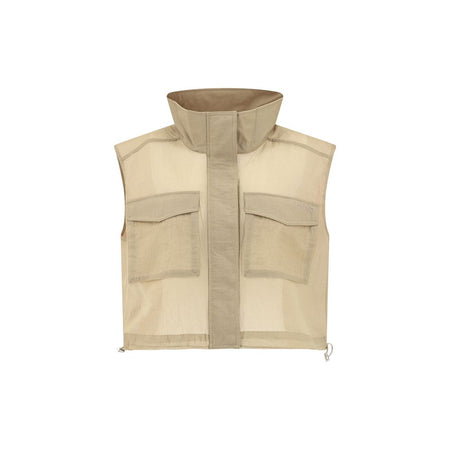 PINKO Cropped Gilet Jacket