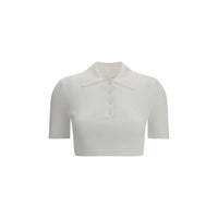Courrèges Cropped Polo Shirt