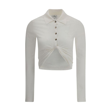 Courrèges Polo with twisted detail